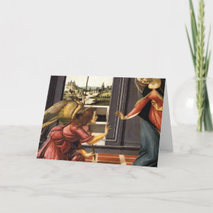 The Annunciation - Sandro Botticelli Card