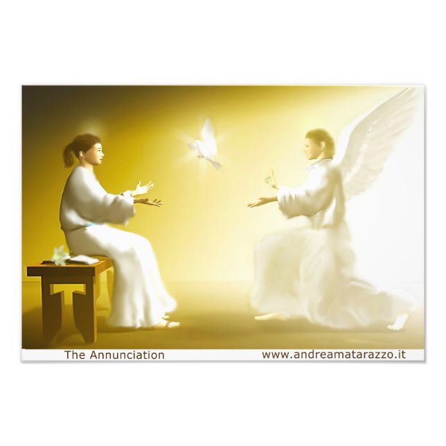 The Annunciation  to Mary Photo Print (Front)