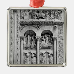 The Annunciation,Visitation, Adoration Magic Metal Ornament