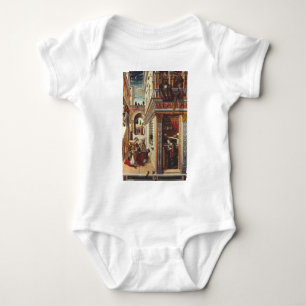 The Annunciation, with Saint Emidius Baby Bodysuit
