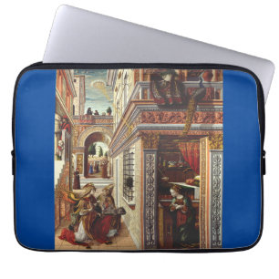 The Annunciation, with Saint Emidius Laptop Sleeve