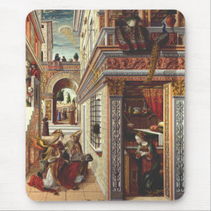 The Annunciation, with Saint Emidius Mouse Pad