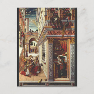 The Annunciation, with Saint Emidius Postcard