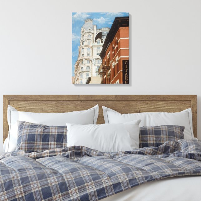 The Ansonia Canvas Print (Insitu(Bedroom))