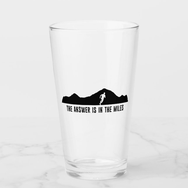 The Answer Is In The Miles Glass (Front)