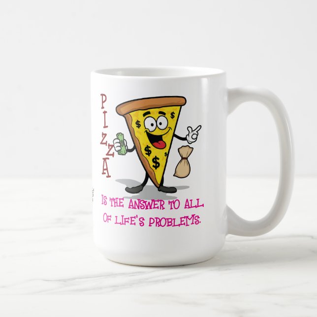 The answer to all of life's problems coffee mug (Right)