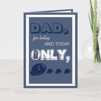 The answer to the age-old question, temporarily. card