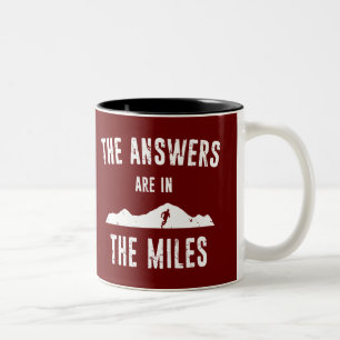 The Answers Are In The Miles Two-Tone Coffee Mug