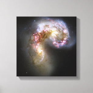 The Antennae galaxies Canvas Print