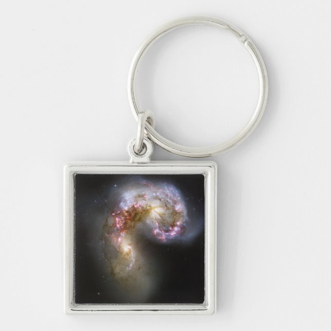 The Antennae galaxies Keychain (Front)
