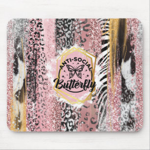 The Anti-Social Butterfly Mousepad