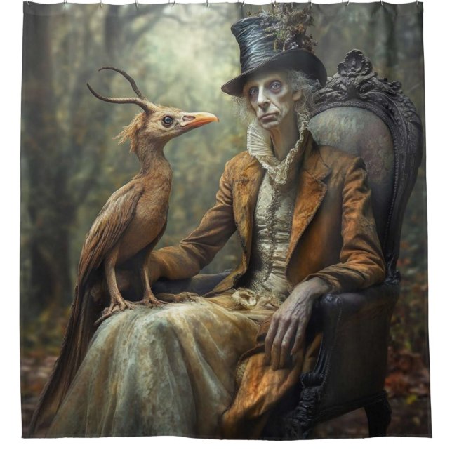 🎩 The Antique Hater – Surrealist Portraiture (Front)