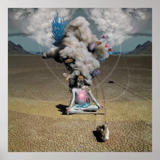 The Apocalypse Inside Of An Orange Poster