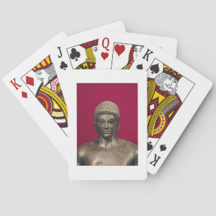 The Apollo of Piombino, head of the statue, found Playing Cards