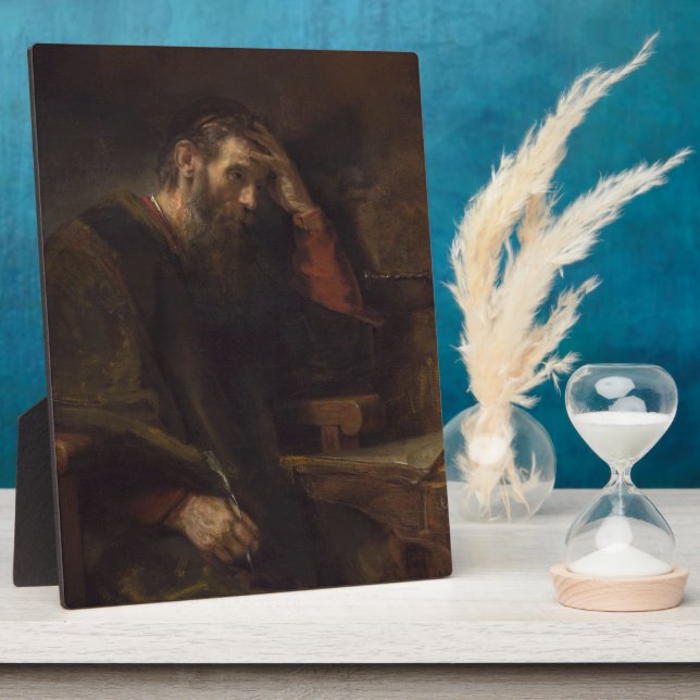 The Apostle Paul, c.1657 (oil on canvas) Plaque (Side)