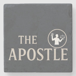 The Apostle – Square Stone Coasters (Set of 4 – Tr