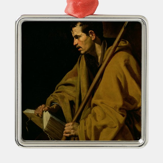 The Apostle St. Thomas, c.1619-20 Metal Ornament (Front)