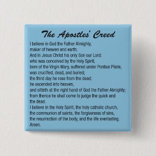 The Apostles Creed button