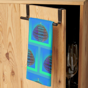 The Apothecary Jar Blue Kitchen Towel