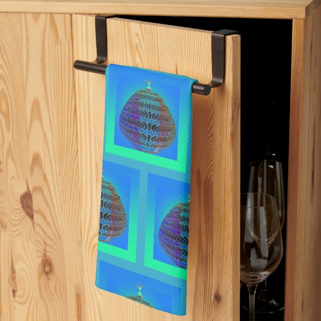The Apothecary Jar Blue    Kitchen Towel (Thirds Fold)