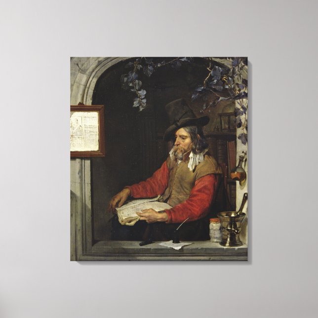 The Apothecary or, The Chemist Canvas Print (Front)