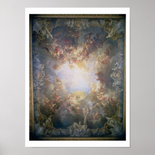 The Apotheosis of Hercules, from the ceiling of Th Poster