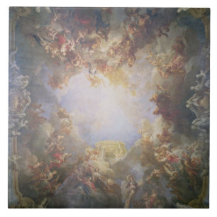 The Apotheosis of Hercules, from the ceiling of Th Tile