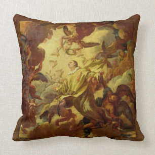 The Apotheosis of St. Stephen Throw Pillow