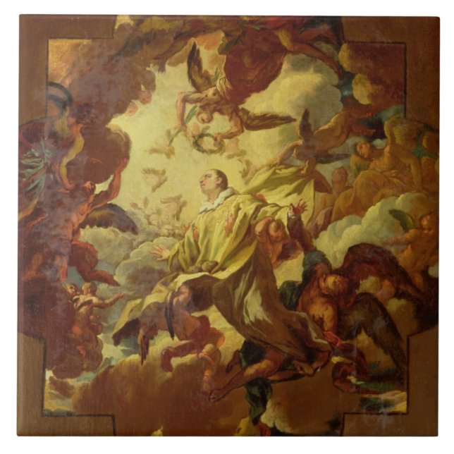 The Apotheosis of St. Stephen Tile (Front)