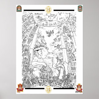 The Apotheosis or Dante Poster