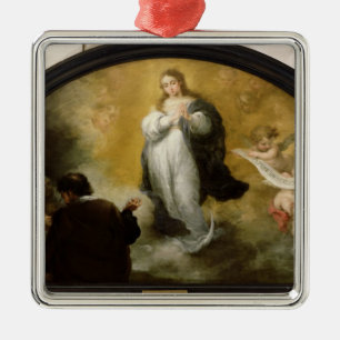 The Apparition of the Virgin, 1665 Metal Ornament