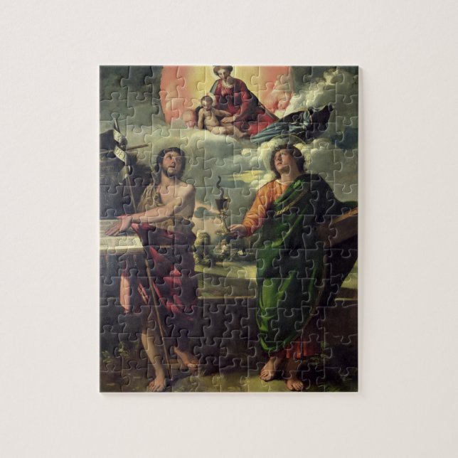 The Apparition of the Virgin to the Saints John th Jigsaw Puzzle (Vertical)