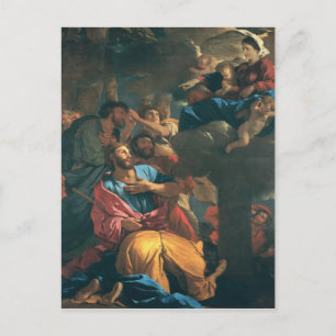 The Apparition of Virgin the St. James the Postcard
