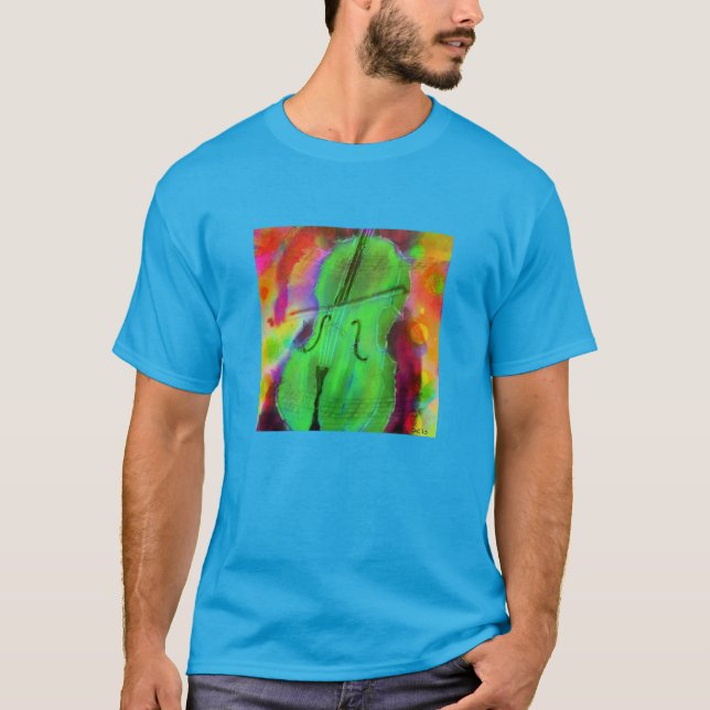 The Apple Cello t-shirt for men (Front)