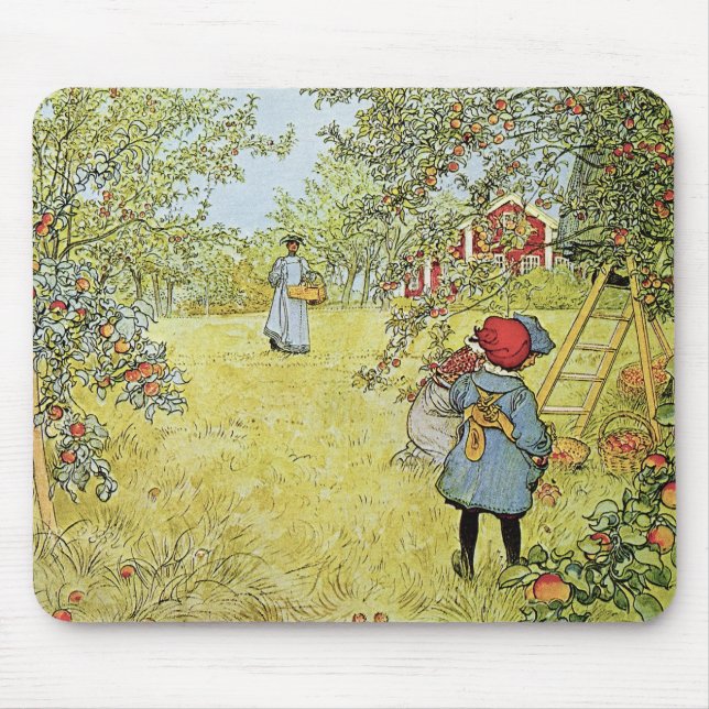 The Apple Harvest Mouse Pad (Front)