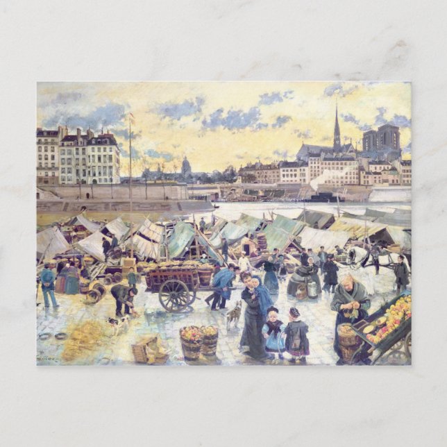 The Apple Market Postcard (Front)