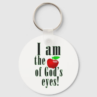 The Apple of God's eyes Keychain