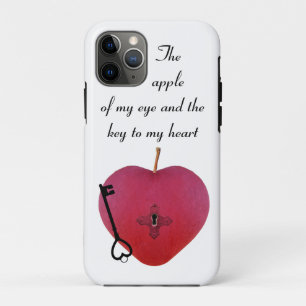 The apple of my eye and the key to my heart iPhone 11 pro case