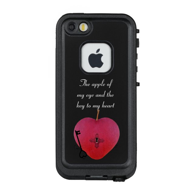 The apple of my eye and the key to my heart LifeProof iPhone case (Back)