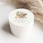The Apple of Our Eye Baby Shower Favour Stickers<br><div class="desc">Add a personalized touch to your party favours with these customizable apple stickers!</div>
