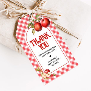 The Apple of Our Eye Baby Shower Favour Tags