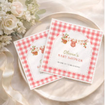 The Apple of Our Eye Baby Shower Lunch Napkins