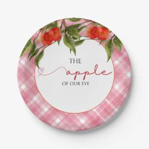 The Apple Of Our Eye Baby Shower Paper Plate