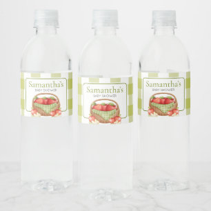 The Apple of Our Eye Baby Shower Water Bottle Label