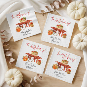 The Apple of our Eye Personalized Baby Shower Napkin
