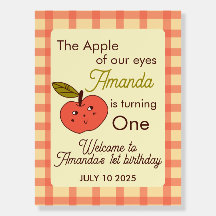 The Apple of our eyes cute red apple