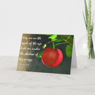 The apple of thine eye - Scripture Greeting Card