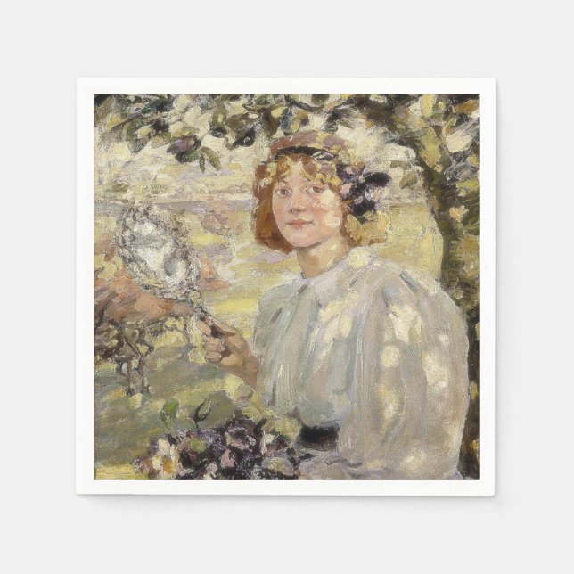 The Apple Tree (by Bessie MacNicol) Napkin (Front)