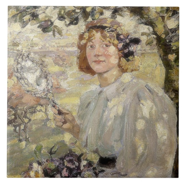 The Apple Tree (by Bessie MacNicol) Tile (Front)