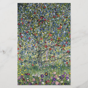 The Apple Tree (by Gustav Klimt) Stationery